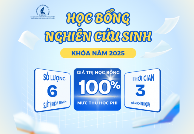 Chương trình Học Bổng NCS Khóa năm 2025
